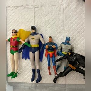 Vintage Superhero Action Figures TV … Set